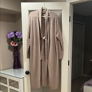 Knix long belted cardigan